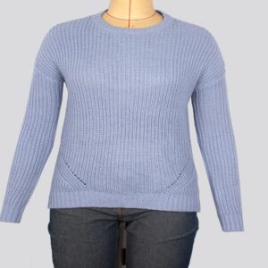 Ladies L/S Pullover on 100% Acrylic in 7gg