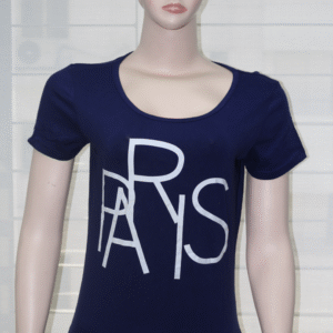 Ladies T- shirt with print on 100% Cotton S/J 140gsm