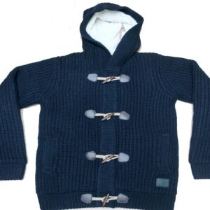 Men’s Hoody Cardigan with embellishment  on 100% Acrylic in 3gg