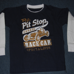 Boys long sleeve T- shirt with print  on 100% Cotton S/J 160gsm