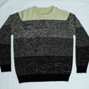 Men’s round neck P/O on 100% Cotton in 12gg