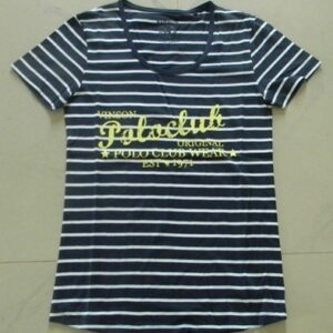 Girls Yarn dyed T-Shirt with print  on 100% Cotton S/J 160gsm