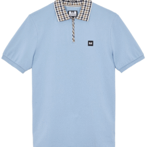Men’s Polo with woven collar on 98% Cotton 2% Elasthane S/J _160 GSM