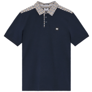 Men’s Polo with woven collar& Shoulder on 98% Cotton 2% Elasthane S/J _160 GSM